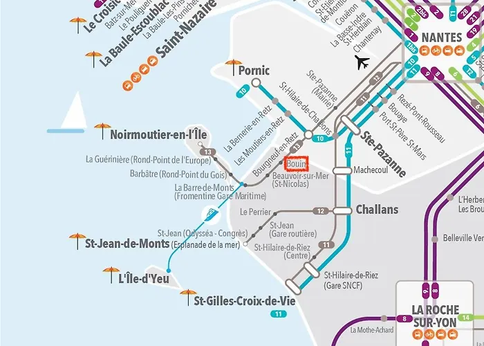 Maison Avec Fauteuil Suspendu Et Lit De Jour Pres De La En Vendee Дом отдыха *